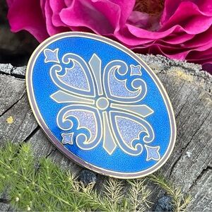 VINTAGE Isle of Skye Cloisonne brooch
